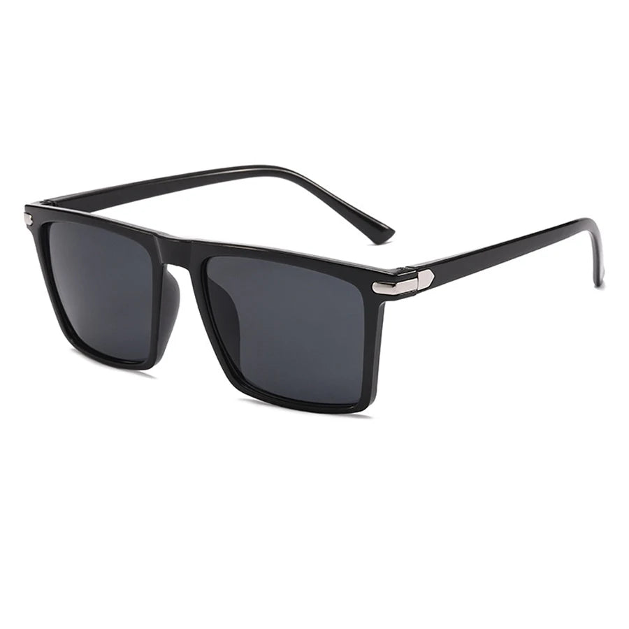 Square Sunglasses – Vintage Mirror Lens Unisex Driving Shades