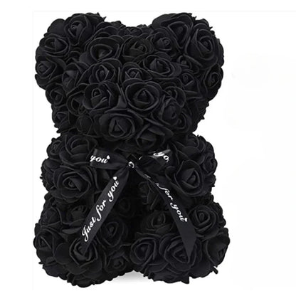 Eternal Rose Teddy Bear Gift Decoration