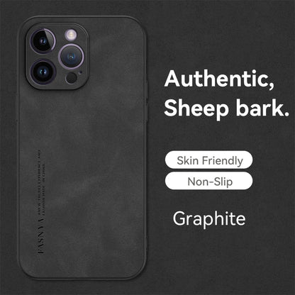 Soft Leather iPhone Case – Luxury Sheepskin Matte Cover