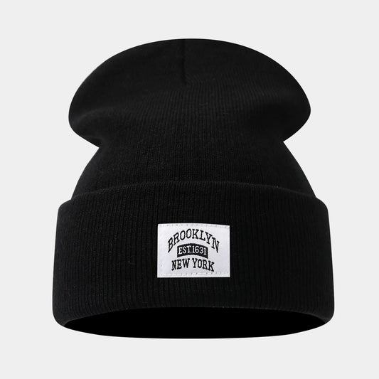 Brooklyn New York Knit Beanie – Unisex Winter Skull Cap