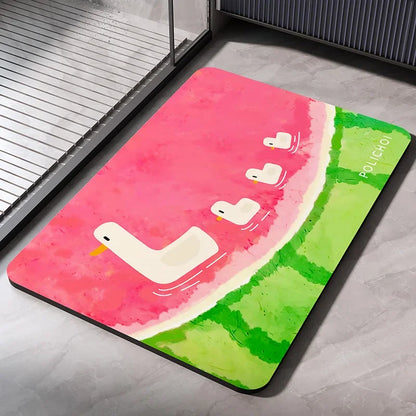 Diatomaceous Earth Bath Mat – Quick-Dry Non-Slip Bathroom Rug