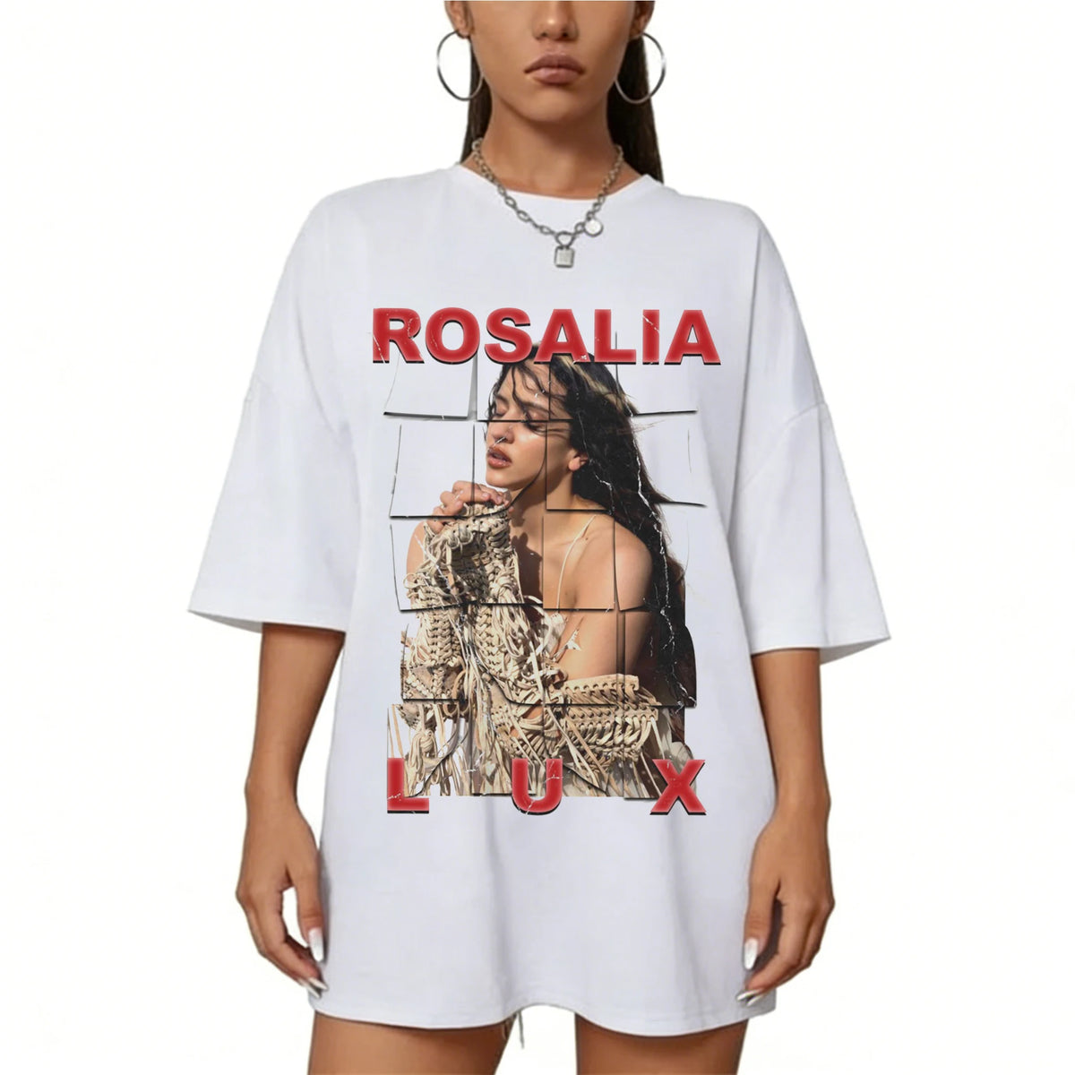 Rosalia Lux Tour Vintage Graphic T-Shirt – Retro Fan Tee