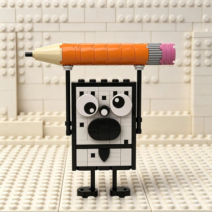 83-Piece Cartoon Character MOC Building Blocks Set