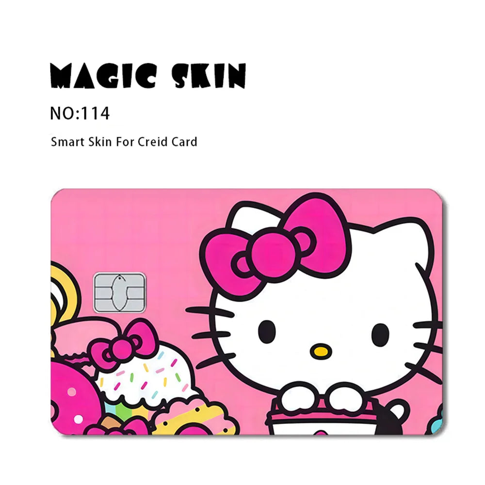 Sanrio Cartoon Bank Card Skin Stickers