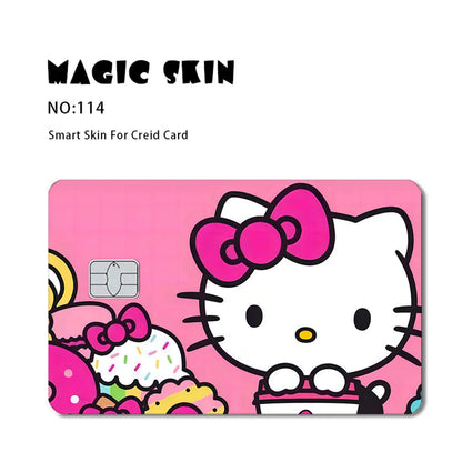 Sanrio Cartoon Bank Card Skin Stickers