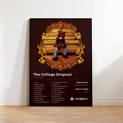 Kanye West Graduation Album Poster Canvas Print Wall Art