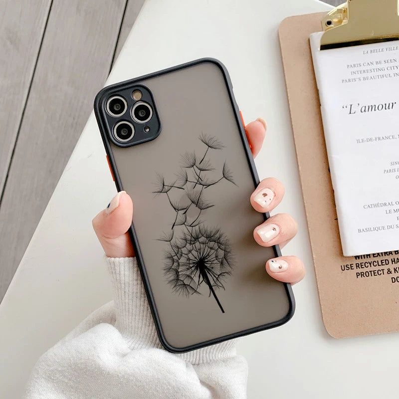 Floral iPhone Case – Daisy Flower Shockproof Cover