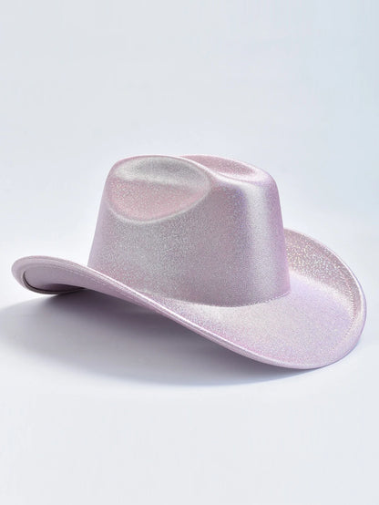 Women's Sequin Cowgirl Hat – Glitter Fedora for Party & Festival