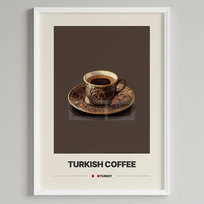 Italian Coffee Minimalist Poster | Cappuccino Espresso Latte Wall Art Print