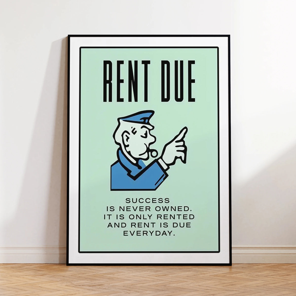 Take the Risk or Lose the Chance Motivational Wall Art Print