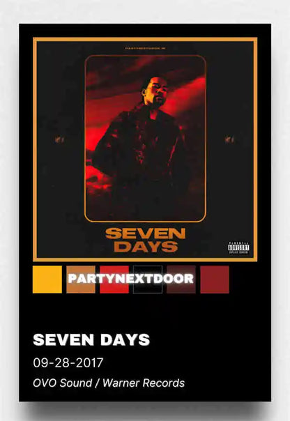 PARTYNEXTDOOR Partymobile Album Cover Poster Wall Art Print