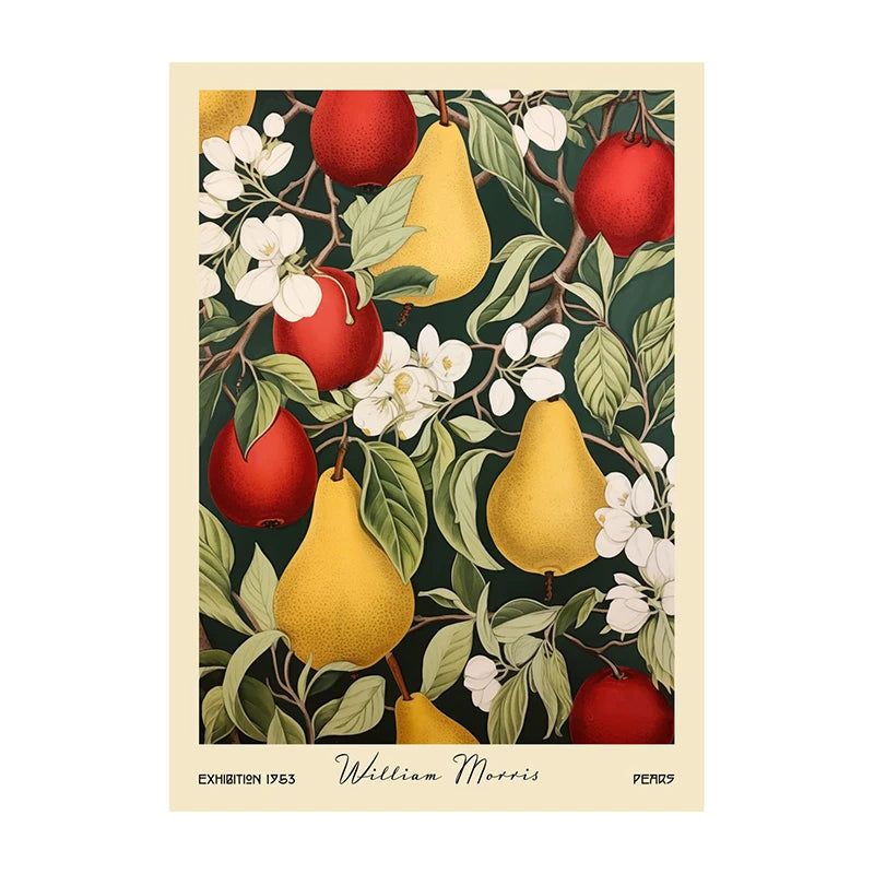 Kitchen Food Canvas Wall Art Poster – Coffee Tea Fruit Prints