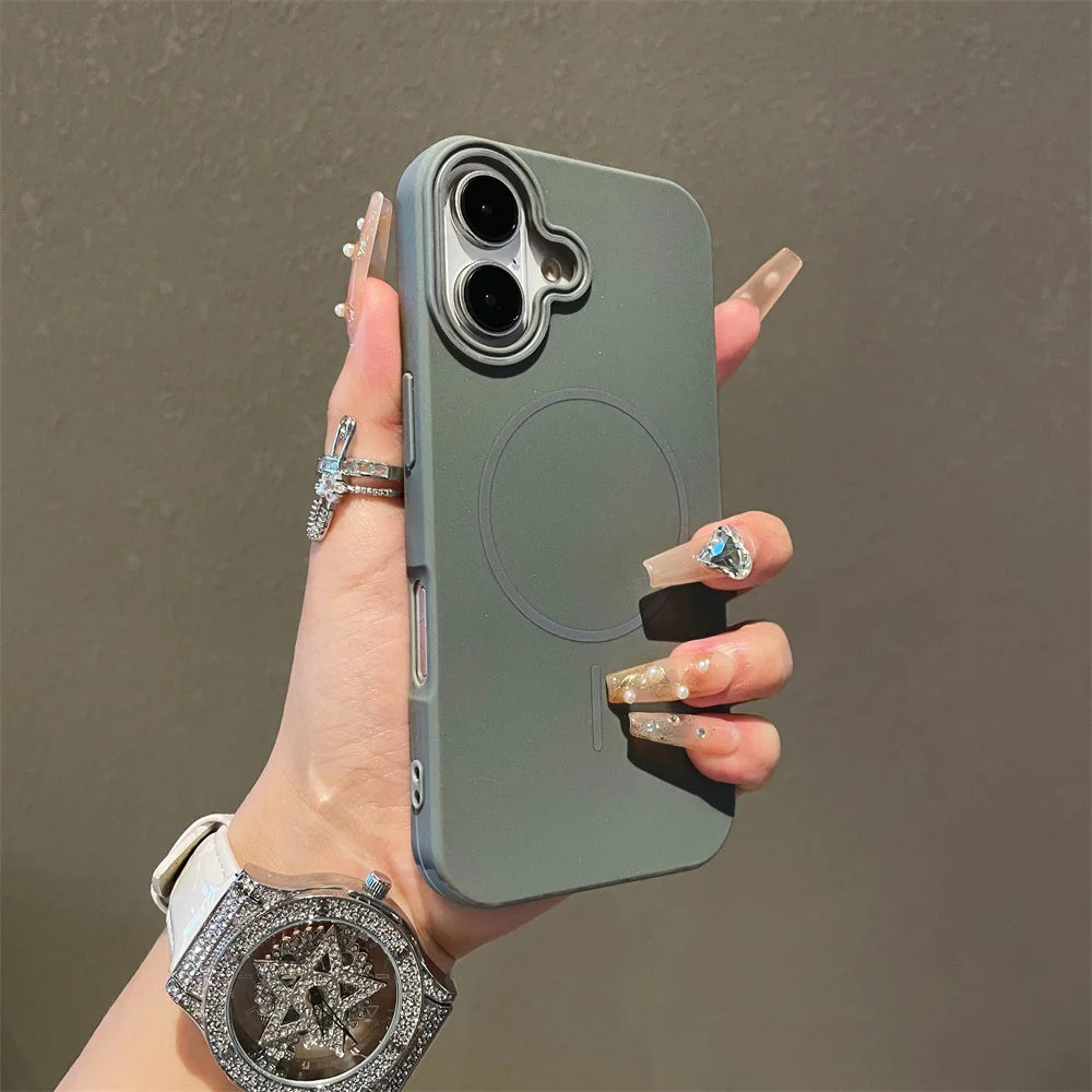 MagSafe iPhone Case – Ultrathin Matte Color with Lens Protection