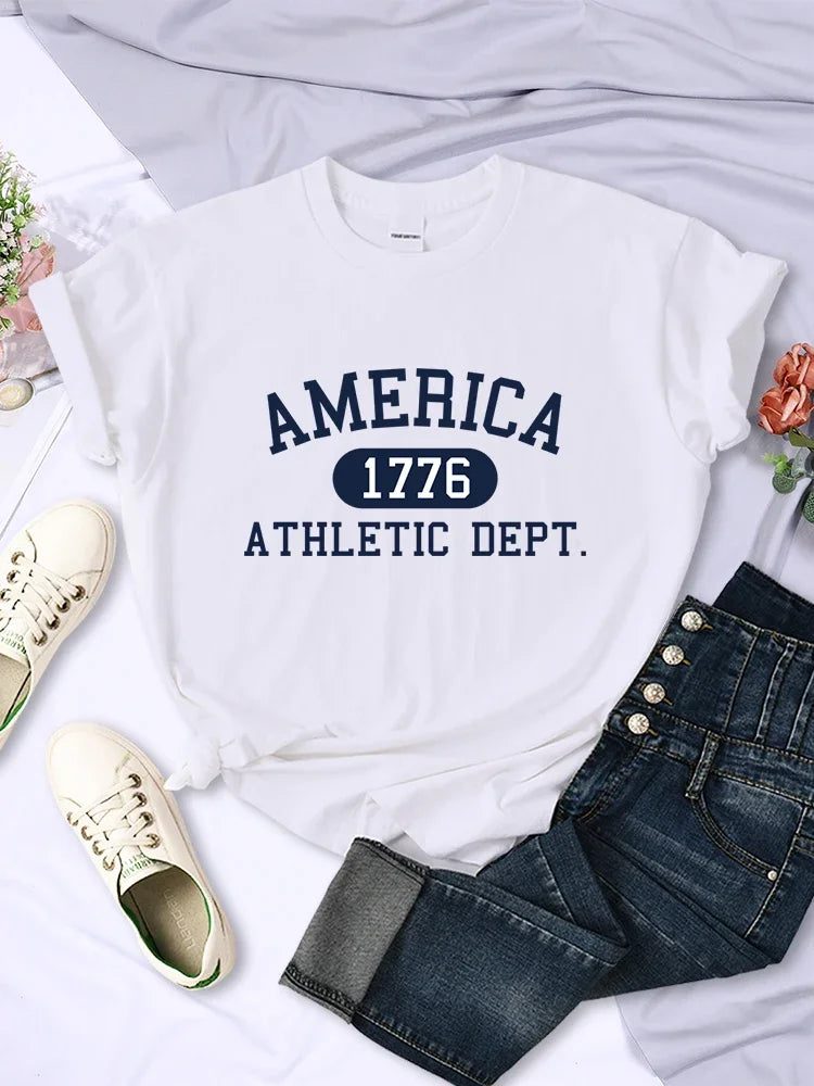 America 1776 Athletic Dept Women's Graphic Tee