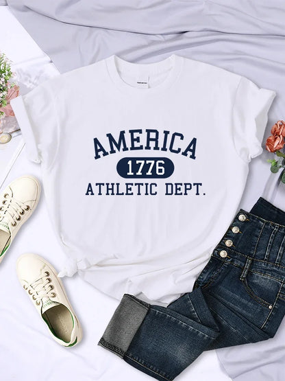 America 1776 Athletic Dept Women's Graphic Tee
