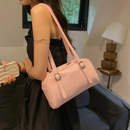 Green Commuter Luxury Designer Handbags Pure Color Causal Bag