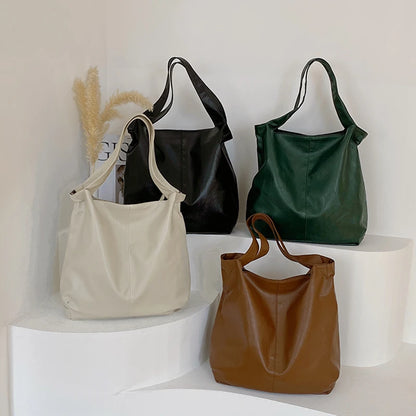 Large Leather Tote Bag for Women
