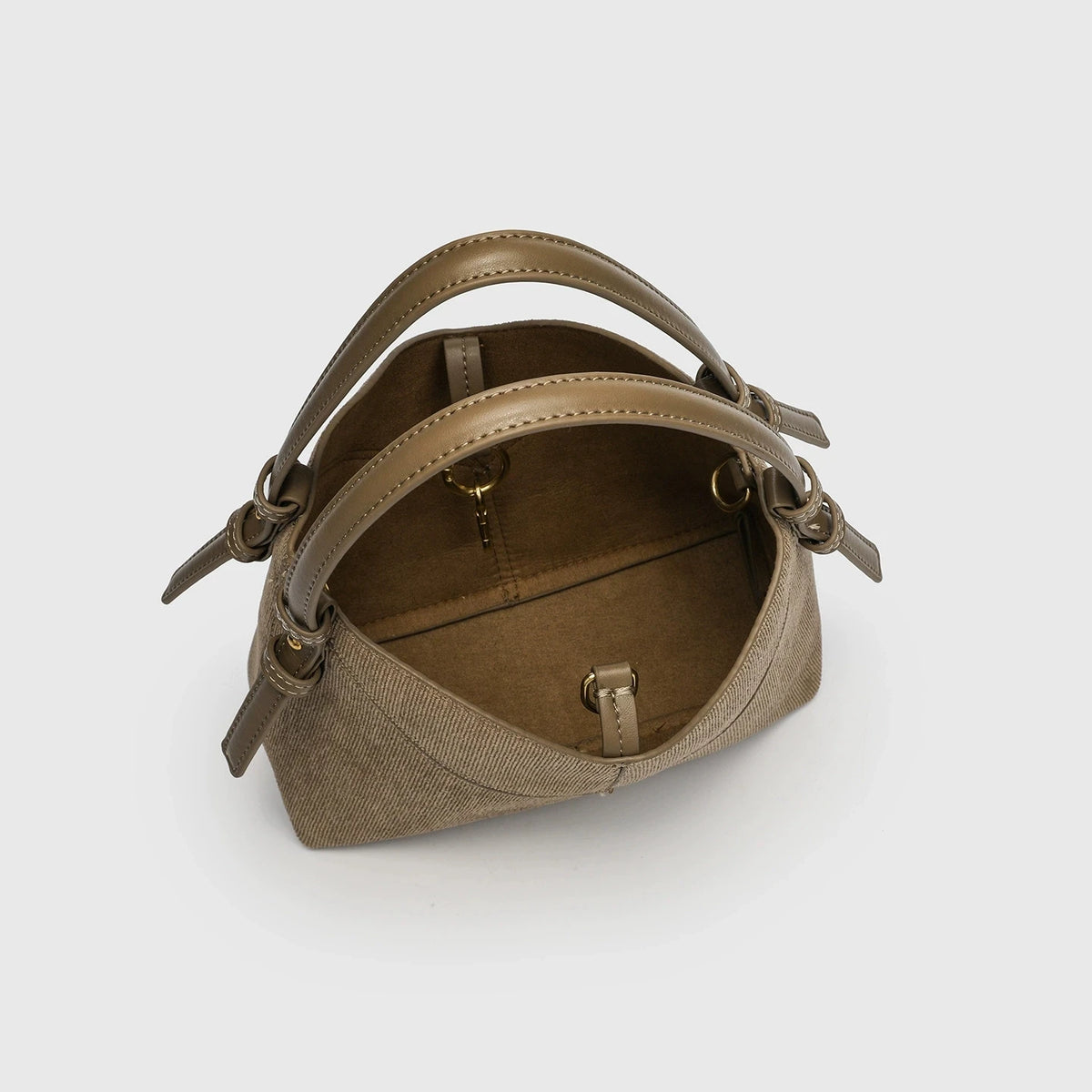Fashion Patchwork Bucket Bags for Women Canvas Handbags