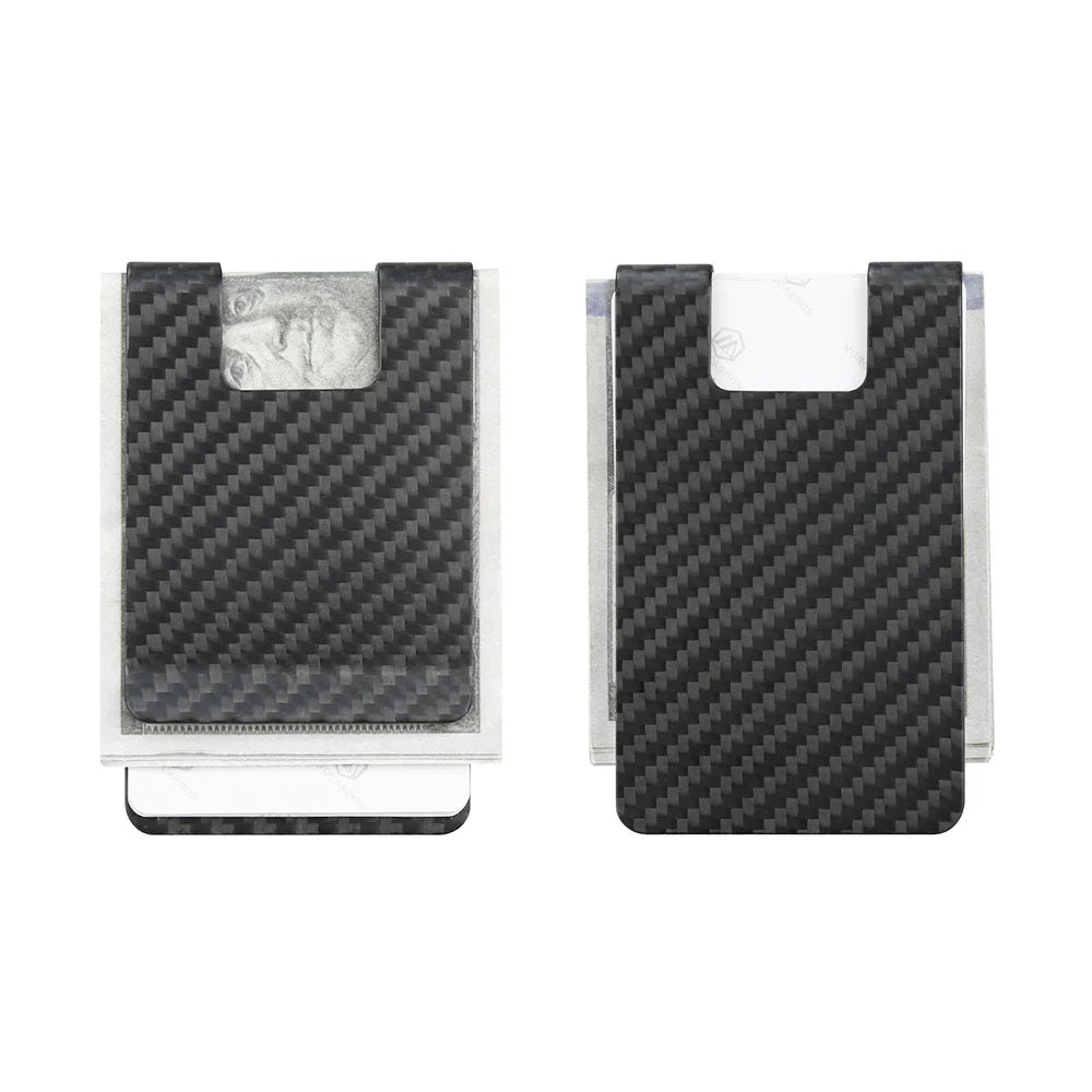 Carbon Fiber Money Clip Wallet – Slim Credit Card Holder