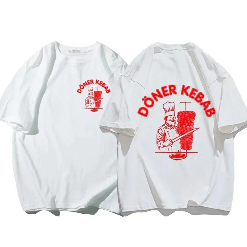Doner Kebab Print Women's Funny T-Shirt