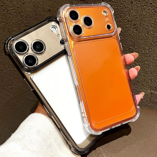 Clear Silicone iPhone Case with Reinforced Corners & Camera Protection