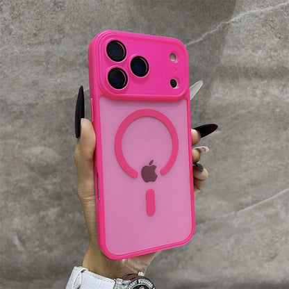 MagSafe iPhone Case – Matte Translucent with Camera Protector