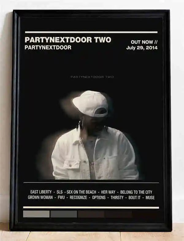 PARTYNEXTDOOR Partymobile Album Cover Poster Wall Art Print