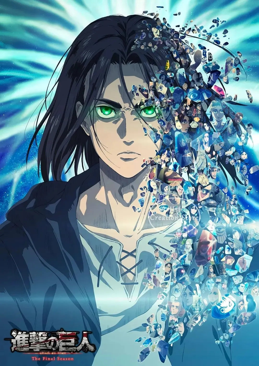 Attack Titan Canvas Poster – Attack on Titan Anime Wall Art