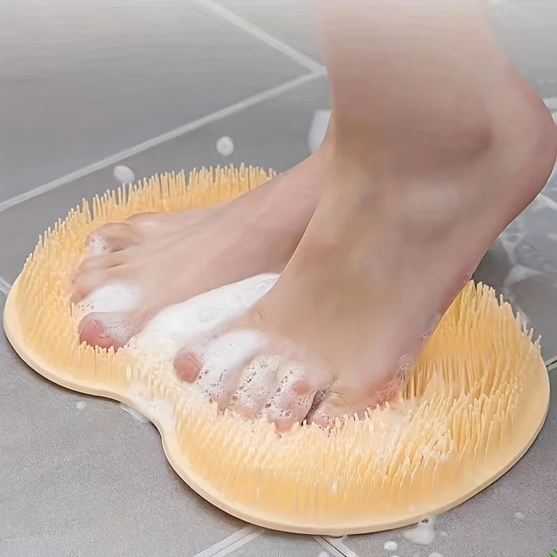 Silicone Foot Scrubber Shower Massage Mat