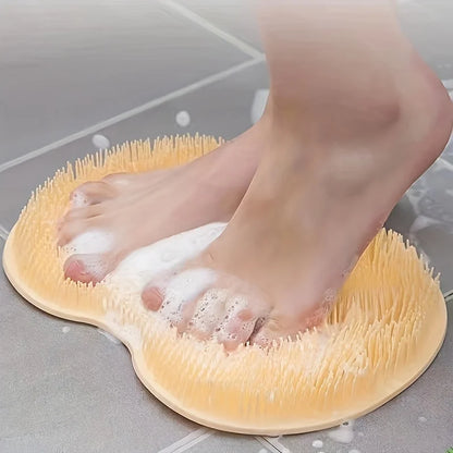 Silicone Foot Scrubber Shower Massage Mat