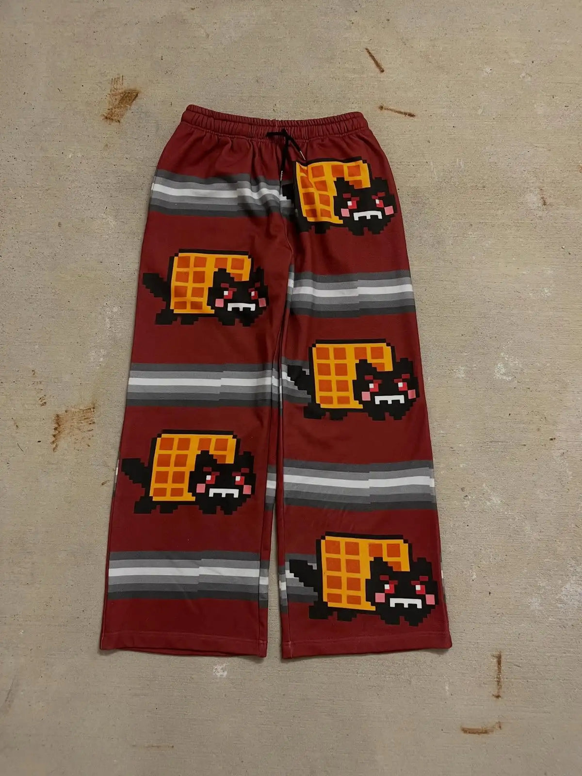Nyan Cat Baggy Sweatpants Y2K Streetwear Hip Hop Graphic Pants