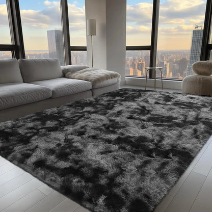 Soft Fluffy Area Rug – Plush Shaggy Carpet for Bedroom & Living Room