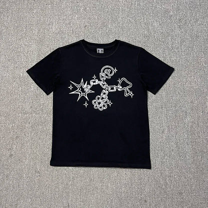 Sun Print Graphic T-Shirt – Casual Cotton Tee for Men & Women