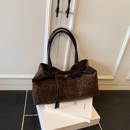 Leopard PU Leather Shoulder Bags
