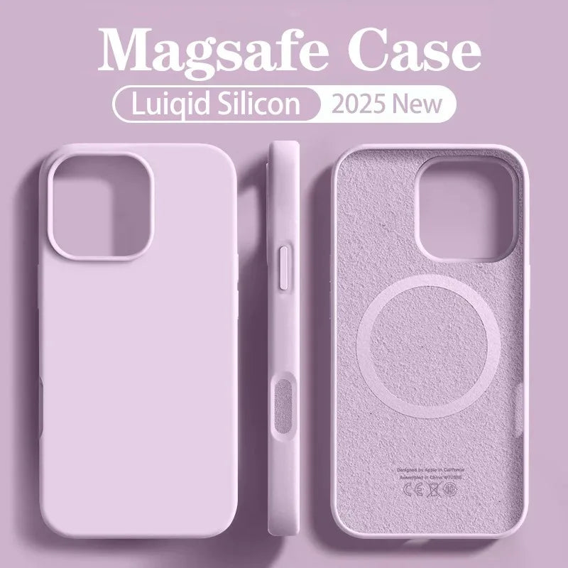 Liquid Silicone MagSafe iPhone Case – iPhone 12 to 17 Series