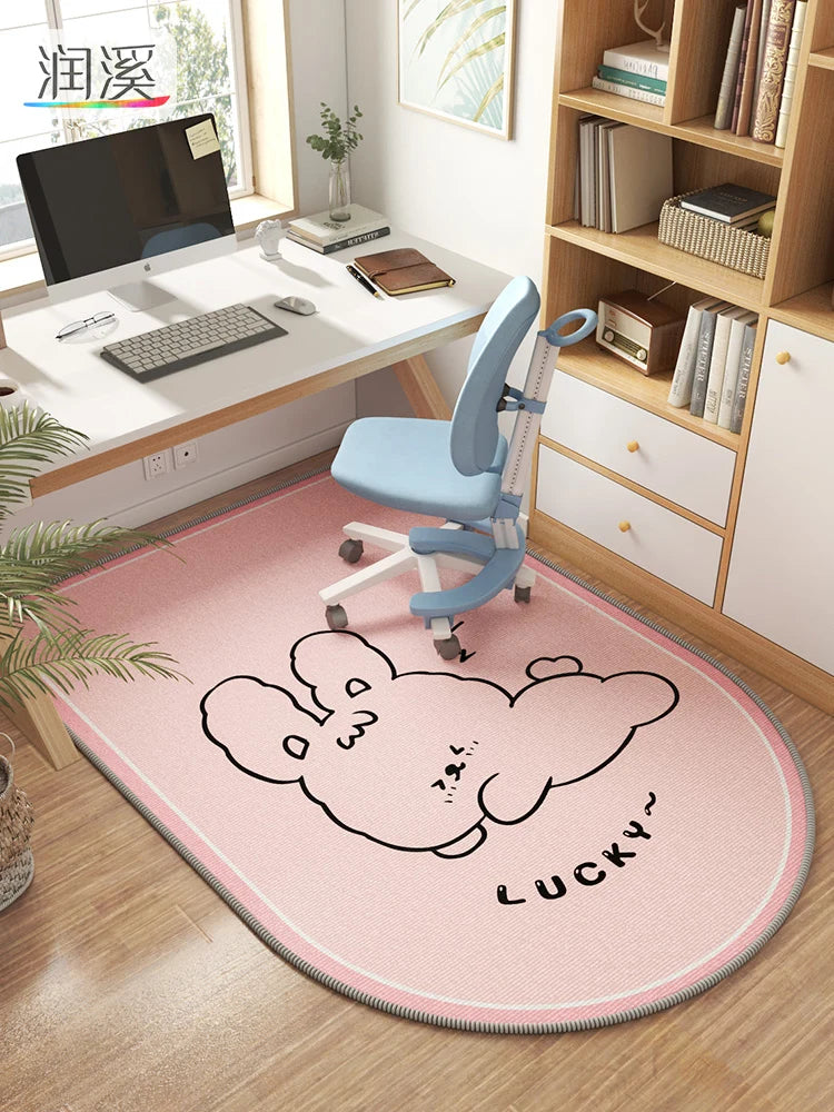Kids Study Area Rug – Ocean Cartoon Chair Floor Mat