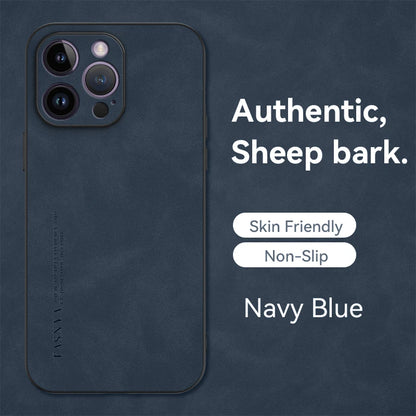 Soft Leather iPhone Case – Luxury Sheepskin Matte Cover