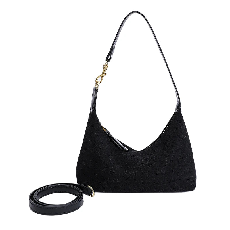 Small Crossbody Hobo Bag – Women's PU Leather Shoulder Purse