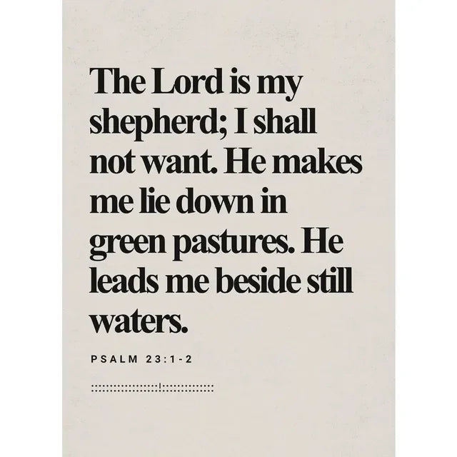 Bible Scripture Canvas Wall Art – Christian Quote Poster for Home Decor