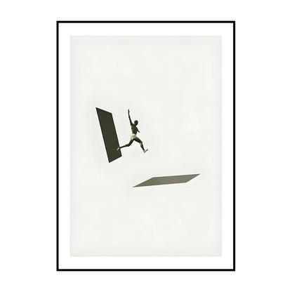 Surrealist Diver Wine Glass Wall Art Poster – Unframed Print