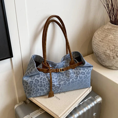 Leopard PU Leather Shoulder Bags