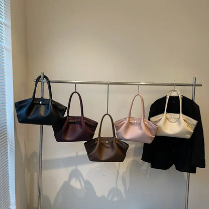 PU Leather Tote Bag for Women – Large Shoulder Handbag