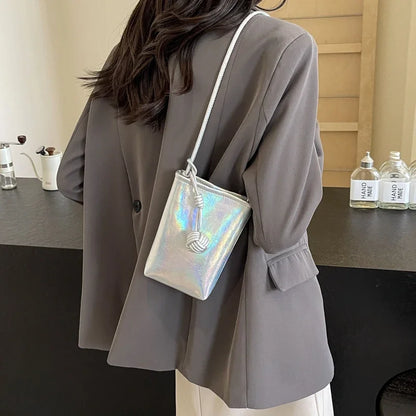 Mini PU Leather Crossbody Bag for Women – Y2K Style