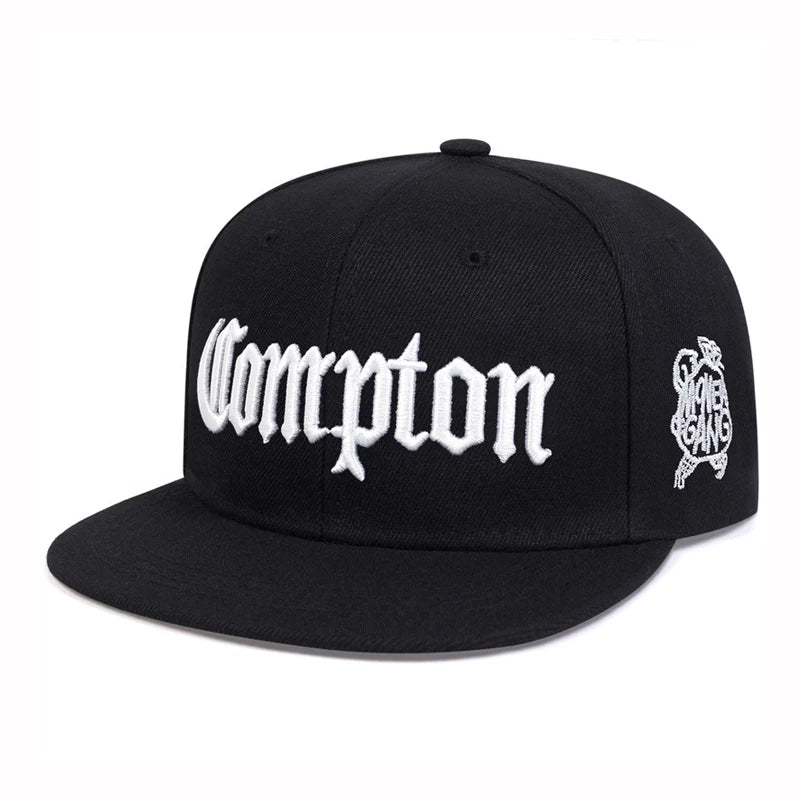 Compton Snapback Cap – Hip Hop Embroidery Baseball Hat