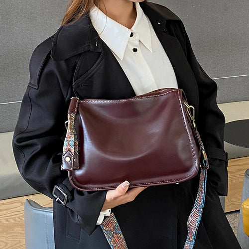 Women's Cowhide Genuine Leather Shoulder Bag