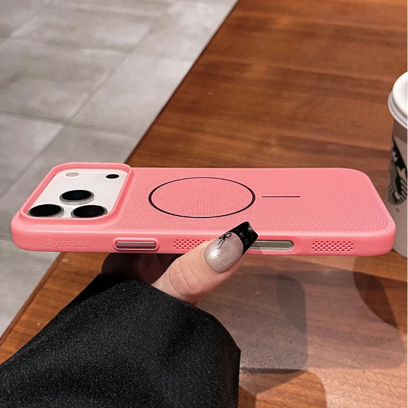 MagSafe Breathable Heat Dissipation iPhone Case – iPhone 17/16/15/14/13/12 Series