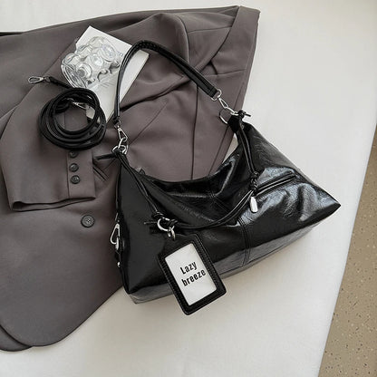 PU Leather Shoulder Bag – Women's Luxury Crossbody Underarm Bag