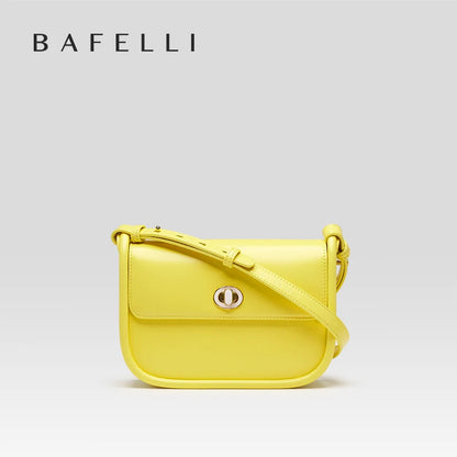 Leather Saddle Crossbody Bag – Women's Designer Shoulder Bag