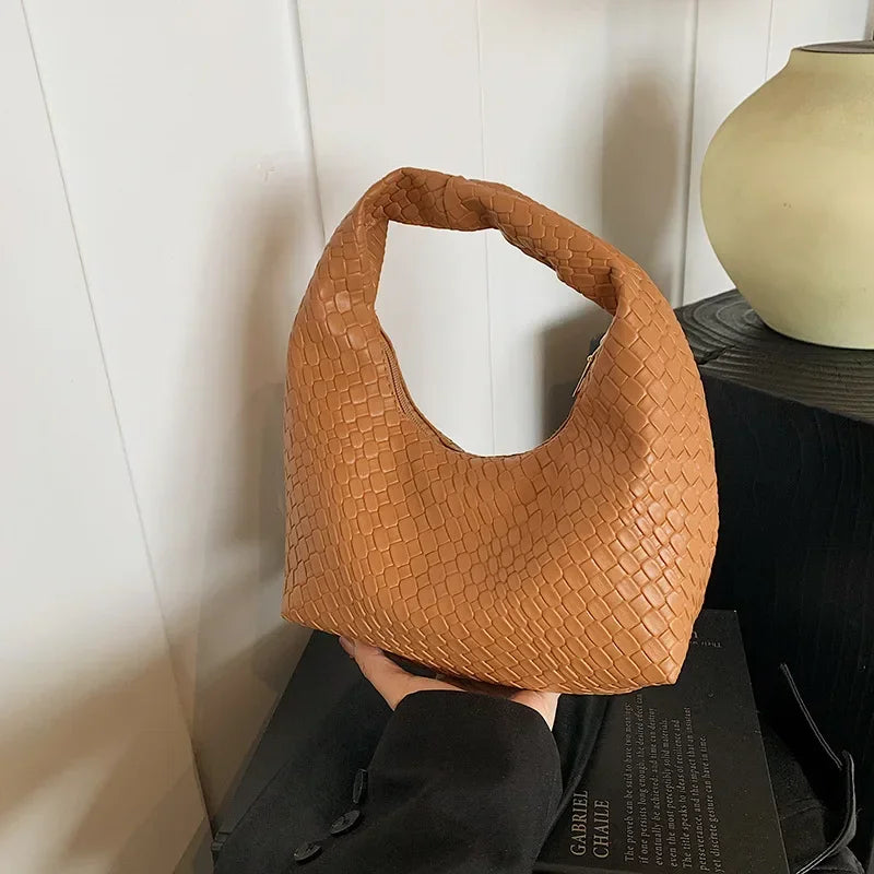 Retro Casual Versatile PU Leather Tote Bag