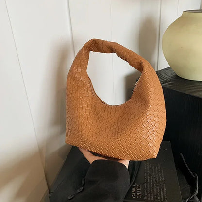Retro Casual Versatile PU Leather Tote Bag